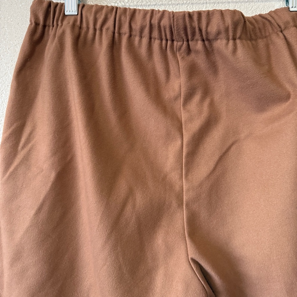 OAK‎ + FORT Camel Drawstring Pants  Sz L - Picture 6 of 10